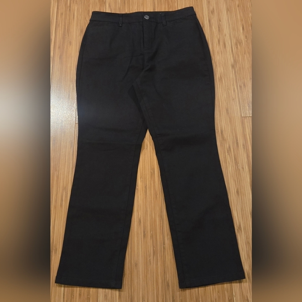 Christopher & Banks Classic Black Straight-Leg Pants